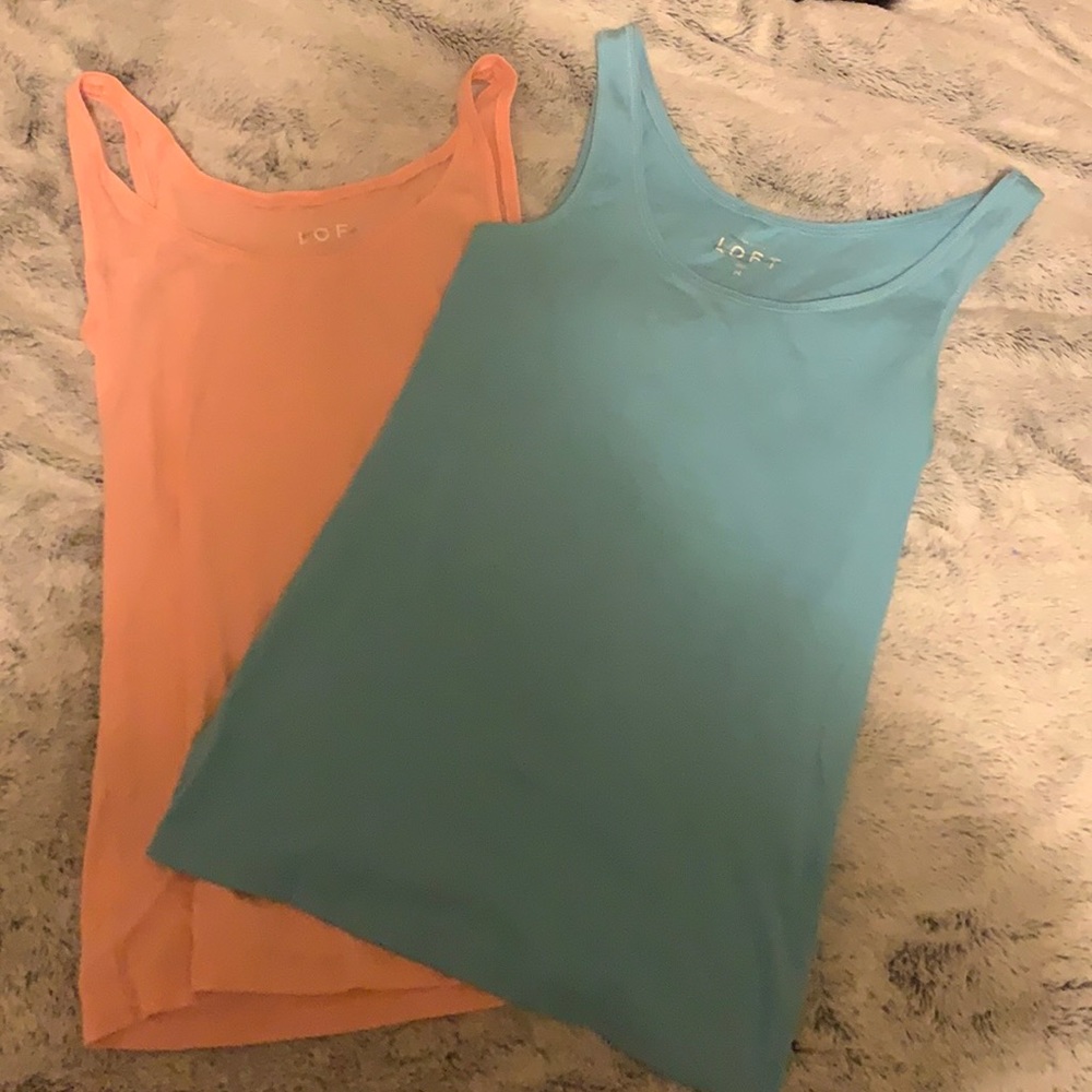 set of 2 loft tank tops